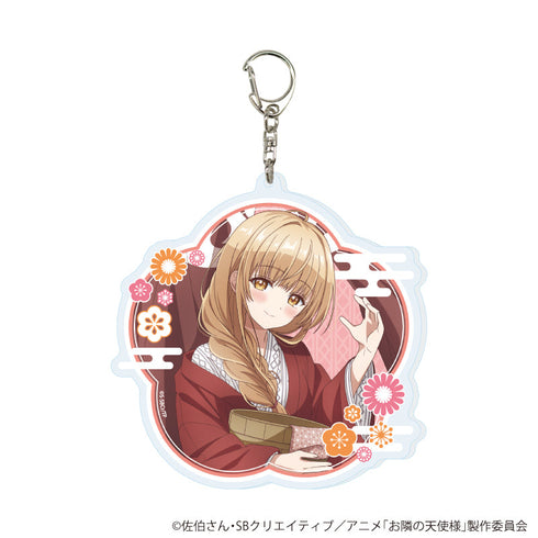 『お隣の天使様にいつの間にか駄目人間にされていた件』デカアクリルキーホルダー02/椎名真昼 温泉旅行ver.(描き下ろしイラスト)