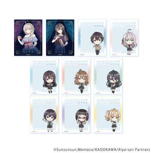 『時々ボソッとロシア語でデレる隣のアーリャさん』アクリルカード01/クリスマス会ver. BOX(全10種)(描き下ろし&描き起こしイラスト)