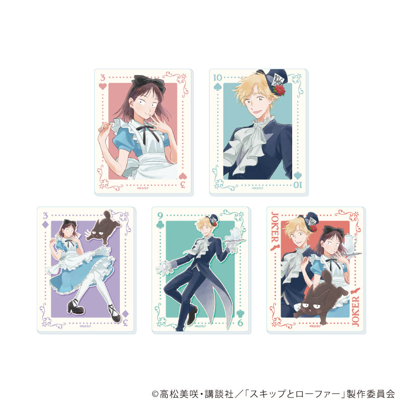 最終値下げ　スキップとローファー　アクリルブロック4種類＋特典ポストカード TVアニメ『スキップとローファー』より、春ビジュアルを使用した
