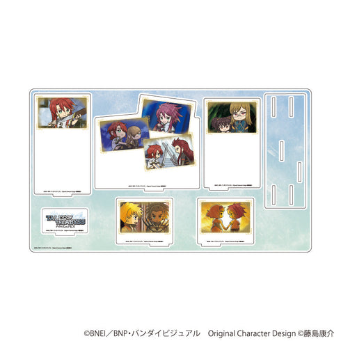 『テイルズ オブ ジ アビス』プレミアム アクリルジオラマプレート01/集合デザイン(グラフアートイラスト)
