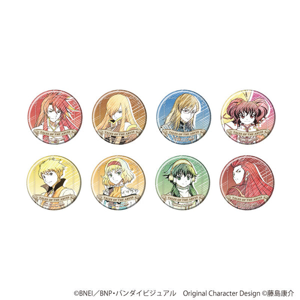 『テイルズ オブ ジ アビス』缶バッジ03/BOX(全8種)(グラフアートスケッチイラスト)