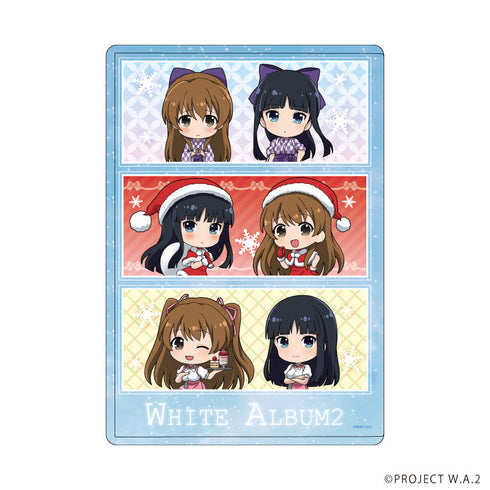 『WHITE ALBUM2』キャラクリアケース02/コマ割りデザイン(ミニキャライラスト)