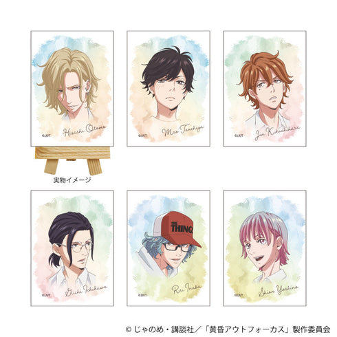 『黄昏アウトフォーカス』キャンバスボードミニ」01/コンプリートセット(全6種)(公式イラスト)