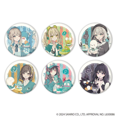 『赤倉×はぴだんぶい』缶バッジ04/BOX(全6種)(コラボイラスト)
