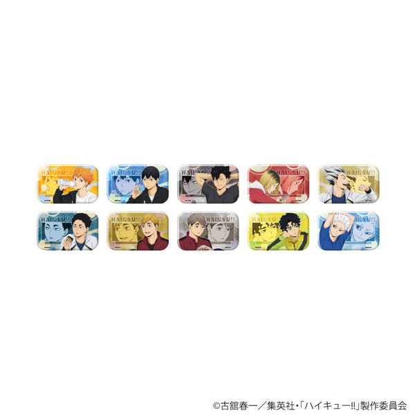 『ハイキュー!!』スクエア缶バッジ01/BOX(全10種)(描き下ろしイラスト)