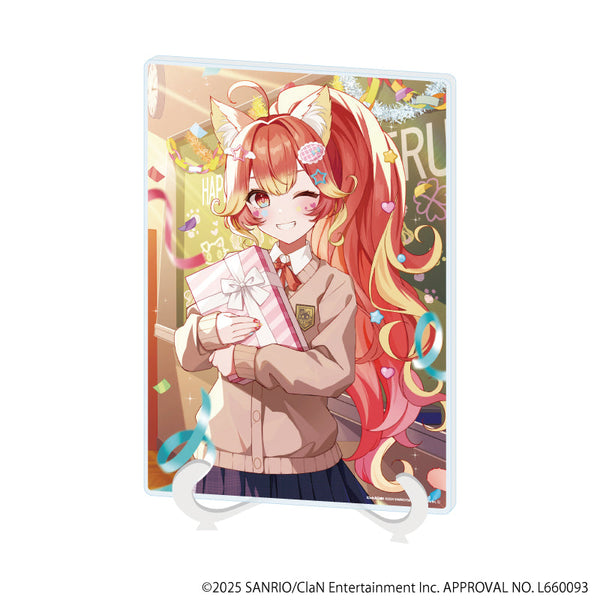 『にゃんたじあ!』アクリルアートボード(A5サイズ)04/若魔陽エル 2024誕生日ver.(公式イラスト)