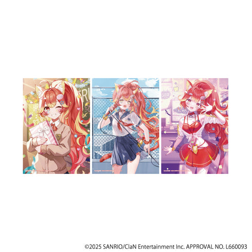 『にゃんたじあ!』L版ブロマイド3枚セット05/若魔陽エル 2024誕生日ver.(公式イラスト)