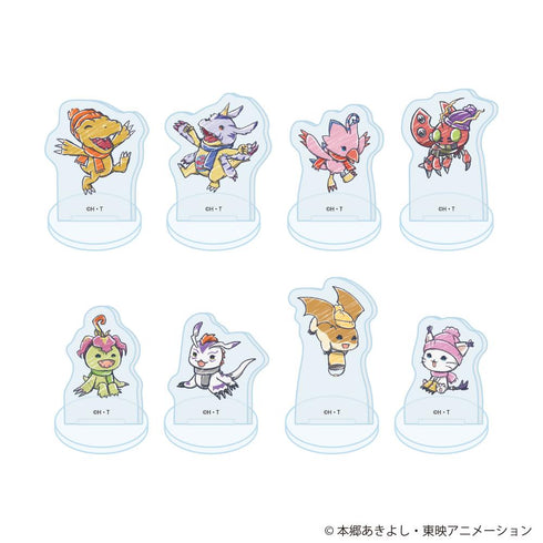 『デジモンアドベンチャー』アクリルぷちスタンド04/雪遊びver. BOX(全8種)(グラフアートイラスト)