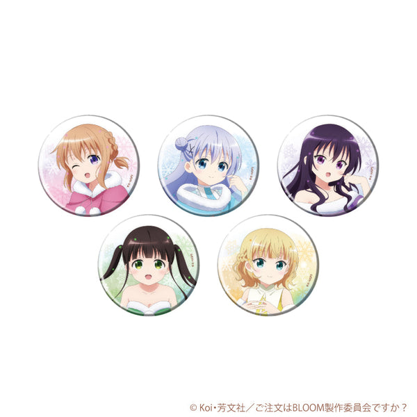 『ご注文はうさぎですか?BLOOM』缶バッジ02/雪の妖精ver. BOX(全5種)(描き下ろしイラスト)
