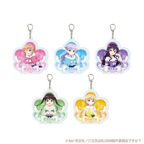 『ご注文はうさぎですか?BLOOM』アクリルキーホルダー03/雪の妖精ver. ブラインド(全5種)(描き下ろしイラスト)【BOX】【202607再販】