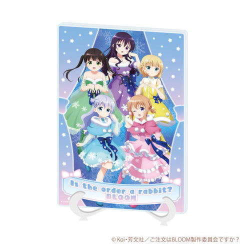『ご注文はうさぎですか?BLOOM』アクリルアートボード(A5サイズ)01/雪の妖精ver.(描き下ろしイラスト)