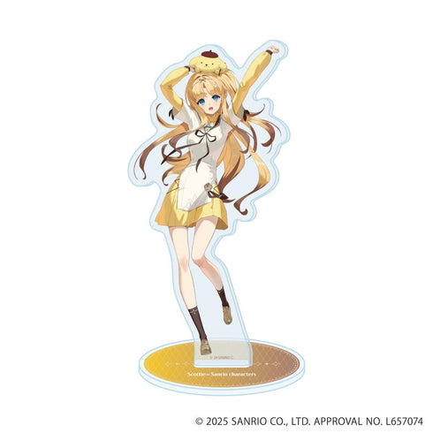 『スコッティ×サンリオキャラクターズ』アクリルスタンド03/ポムポムプリン(コラボイラスト)