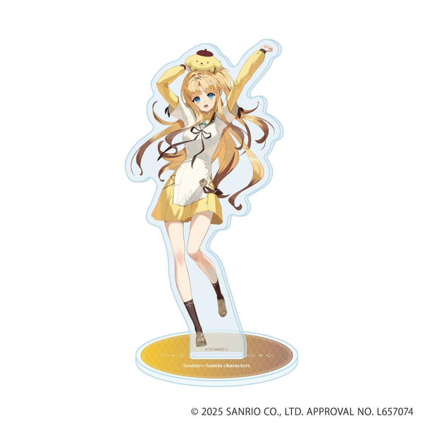 『スコッティ×サンリオキャラクターズ』アクリルスタンド03/ポムポムプリン(コラボイラスト)