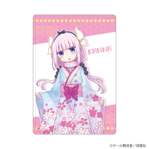 『小林さんちのメイドラゴン』キャラクリアケース03/カンナ 着物ver.(描き下ろしイラスト)