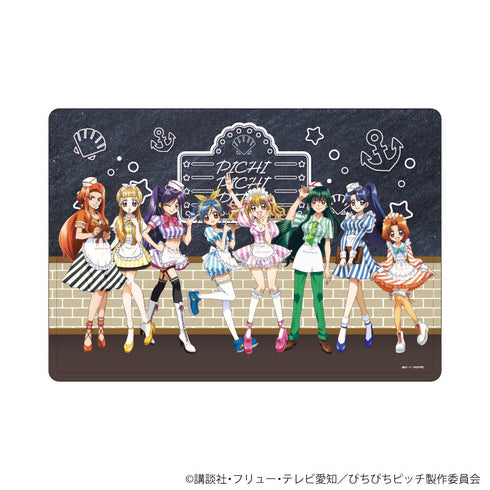 『マーメイドメロディーぴちぴちピッチ』キャラクリアケース03/整列デザイン ダイナーver.(描き下ろしイラスト)