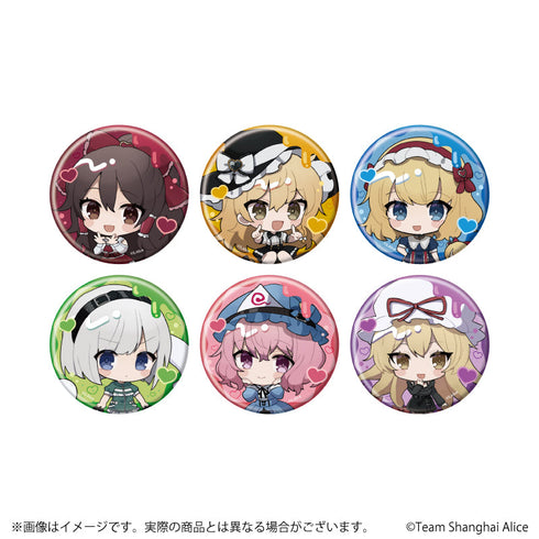 『東方Project』缶バッジ02/病みかわいいver. BOX(全6種)(ミニキャライラスト)