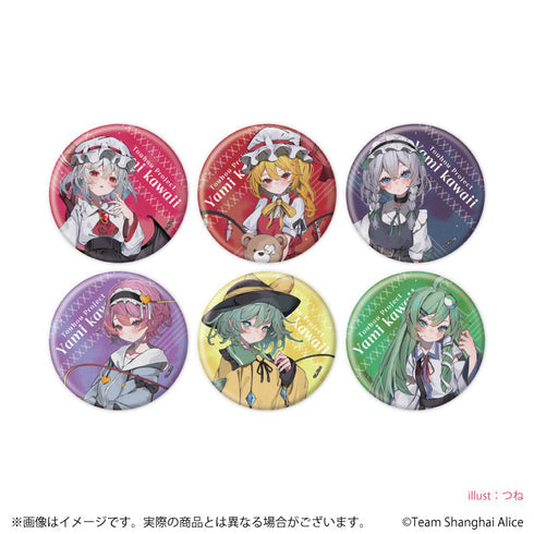 『東方Project』缶バッジ03/病みかわいいver. ブラインド(全6種)(描き起こしイラスト)【BOX】【202607再販】