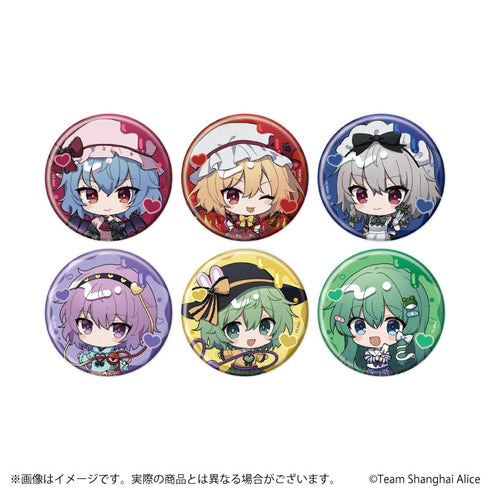 『東方Project』缶バッジ04/病みかわいいver. BOX(全6種)(ミニキャライラスト)