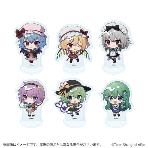 《東方Project》壓克力迷你立牌02/病嬌可愛版 BOX(全6種)(迷你角色插畫)