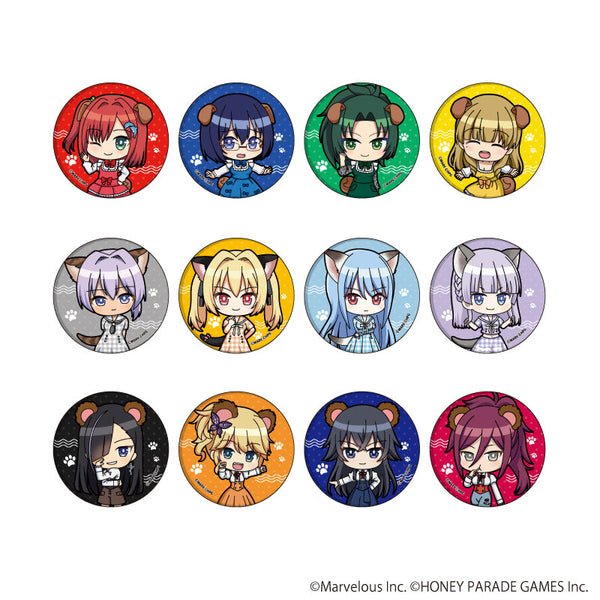 『ドルフィンウェーブ』缶バッジ03/ケモミミver. BOX(全12種)(ミニキャライラスト)