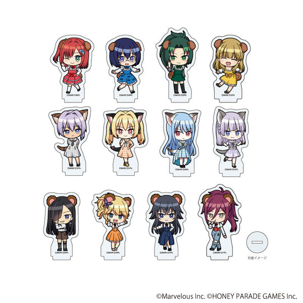 『ドルフィンウェーブ』アクリルぷちスタンド01/ケモミミver. BOX(全12種)(ミニキャライラスト)