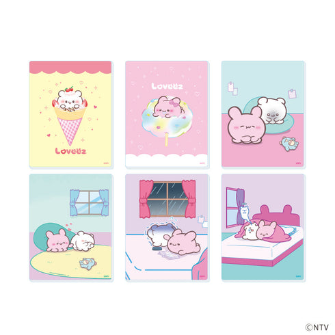 『らぶいーず』アクリルカード01/コンプリートセット(全6種)(公式&描き下ろしイラスト)
