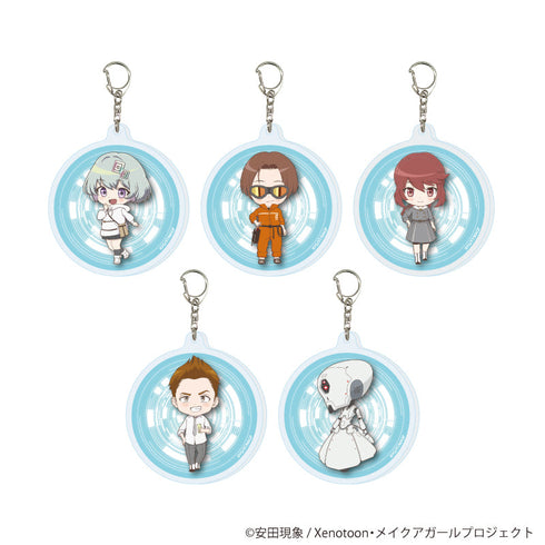 『メイクアガール』アクリルキーホルダー01/BOX(全5種)(公式イラスト)