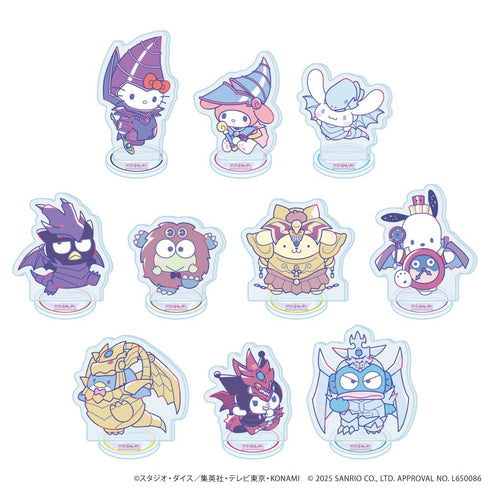 『遊☆戯☆王デュエルモンスターズ×サンリオキャラクターズ』アクリルぷちスタンド01/BOX(全10種)(コラボイラスト)