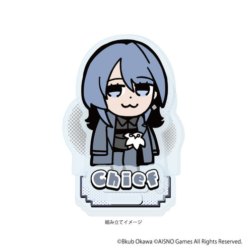 『無期迷途×大川ぶくぶ』アクリルスタンドプレート03/女局長(ミニキャライラスト)