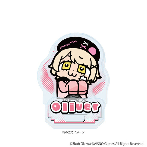 『無期迷途×大川ぶくぶ』アクリルスタンドプレート11/オリバー(ミニキャライラスト)