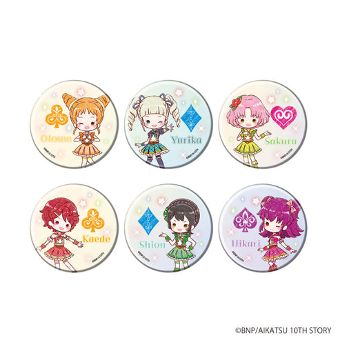 『アイカツ!』缶バッジ11/スクールドレスver. BOX(全6種)(グラフアートイラスト)
