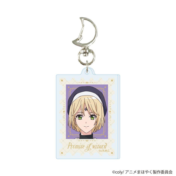 『魔法使いの約束』月型ナスカン付きアクリルキーホルダー04/リケ(公式イラスト)