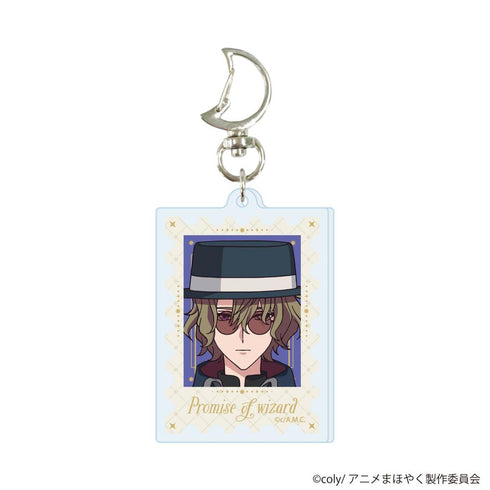 『魔法使いの約束』月型ナスカン付きアクリルキーホルダー10/ファウスト(公式イラスト)