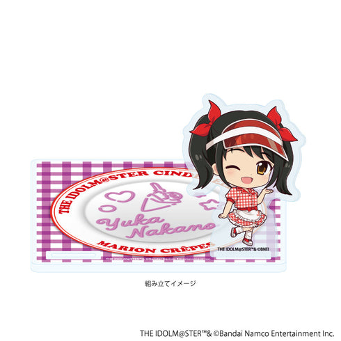 『アイドルマスター シンデレラガールズ』アクリルコースタースタンド10/中野有香 クレープ屋ver.(ミニキャライラスト)