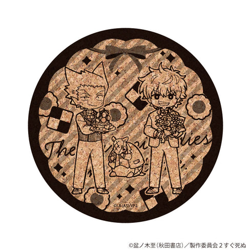 《吸血鬼马上死2》软木杯垫09/德拉尔克&罗纳德&约翰(复古艺术插画)