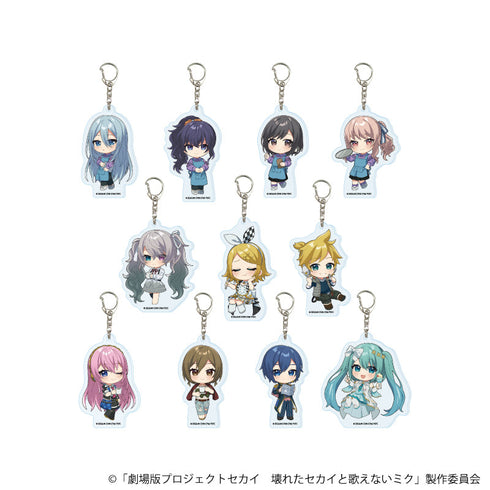 『プロジェクトセカイ 壊れたセカイと歌えないミク』ミニキャラアクリルキーホルダー03/コラボカフェver. BOX(全11種)(描き下ろしイラスト)