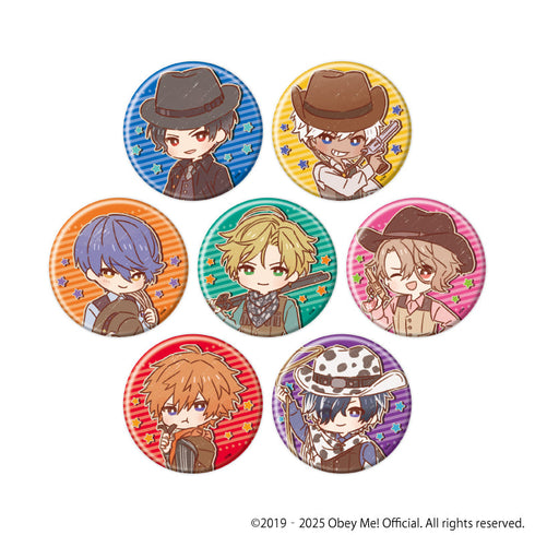 『Obey Me! Nightbringer』缶バッジ19/カウボーイver. BOX(全7種)(レトロアートイラスト)