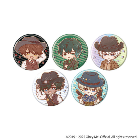 『Obey Me! Nightbringer』缶バッジ20/カウボーイver. BOX(全5種)(レトロアートイラスト)