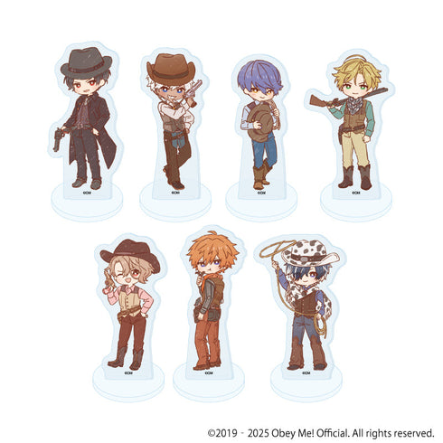 『Obey Me! Nightbringer』アクリルぷちスタンド13/カウボーイver. BOX(全7種)(レトロアートイラスト)