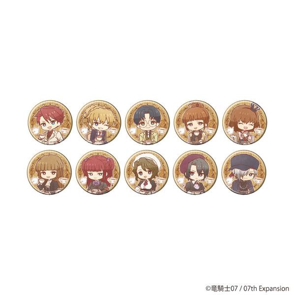 『うみねこのなく頃に』缶バッジ35/お茶会ver. BOX(全10種)(レトロアートイラスト)