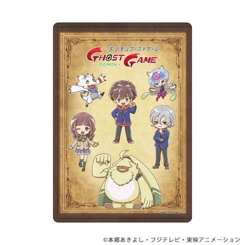 『デジモンゴーストゲーム』キャラクリアケース02/集合デザイン(レトロアートイラスト)