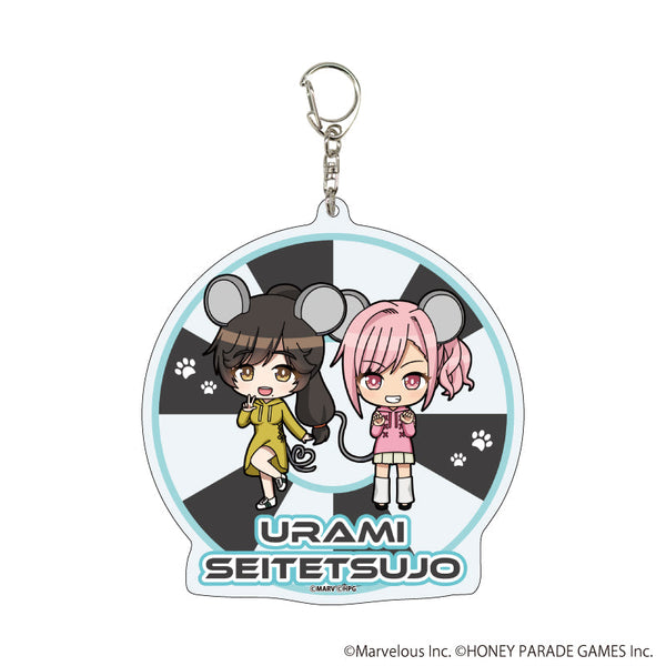 『ドルフィンウェーブ』デカアクリルキーホルダー10/浦見製鉄所 ケモミミver.(ミニキャライラスト)