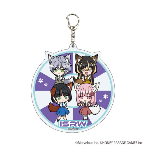 『ドルフィンウェーブ』デカアクリルキーホルダー12/ISRW ケモミミver.(ミニキャライラスト)