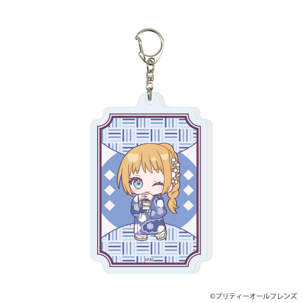 『プリティーオールフレンズ』アクリルキーホルダー10/あん 和装ver.(ミニキャライラスト)