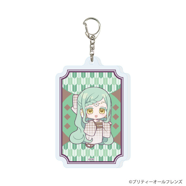 『プリティーオールフレンズ』アクリルキーホルダー14/ファララ 和装ver. (ミニキャライラスト)