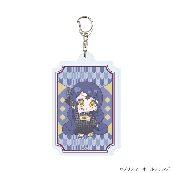 『プリティーオールフレンズ』アクリルキーホルダー15/ガァララ 和装ver.(ミニキャライラスト)