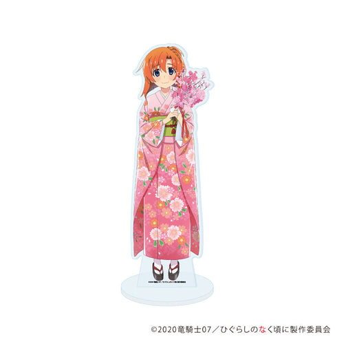 『ひぐらしのなく頃に 卒』BIGアクリルスタンド01/竜宮レナ 桜和装ver.(描き下ろしイラスト)