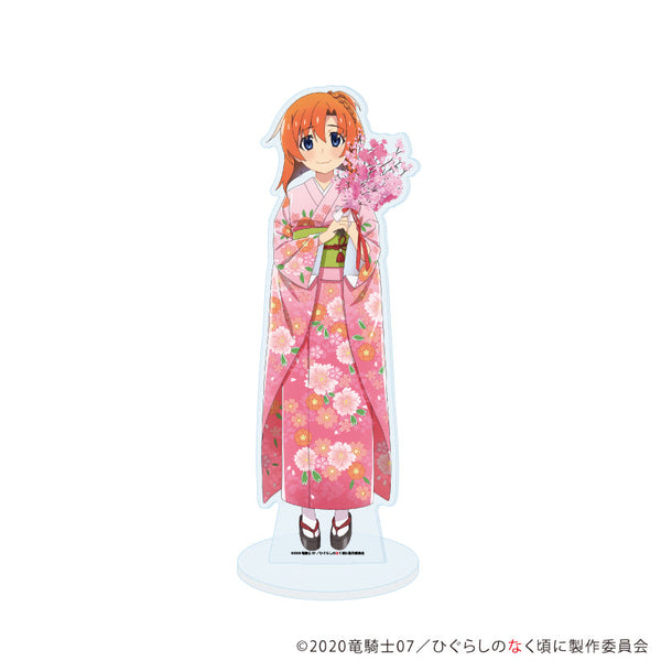 『ひぐらしのなく頃に 卒』BIGアクリルスタンド01/竜宮レナ 桜和装ver.(描き下ろしイラスト)