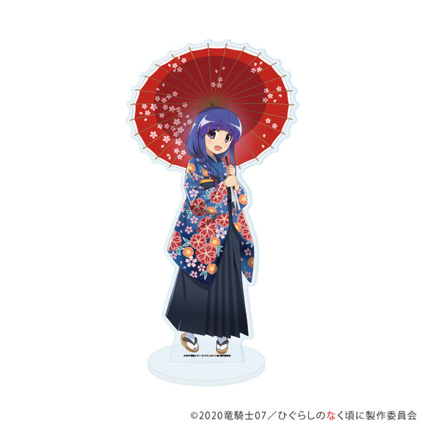 『ひぐらしのなく頃に 卒』BIGアクリルスタンド02/古手梨花 桜和装ver.(描き下ろしイラスト)