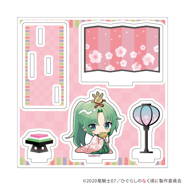 『ひぐらしのなく頃に 卒』アクリルスタンドプレート03/園崎魅音 ひな祭りver.(ミニキャライラスト)